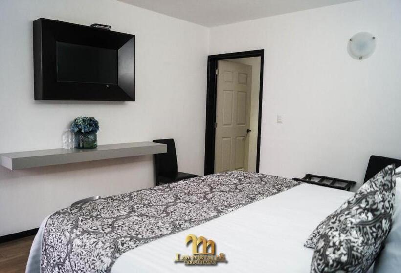 장애인을 위한 킹사이즈 침대 스탠다드 룸, Los Portales Chignahuapan