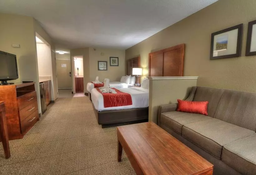 ２ダブルベッドのスタンダードルーム, Comfort Inn & Suites At Dollywood Lane