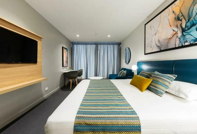 キングサイズベッドのスーペリアルーム, Mercure Canberra Belconnen