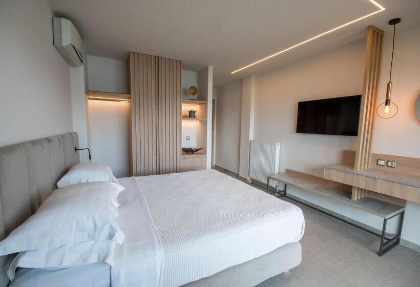 豪华湖景房, Paralimnio Suites