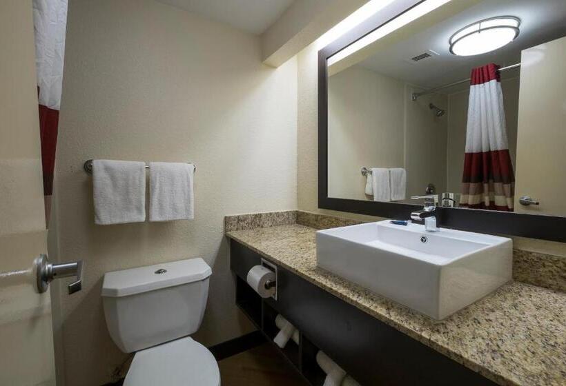 带大床的高级房间, Red Roof Inn Plus+ Houston   Energy Corridor