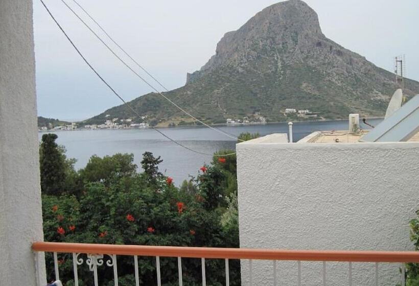 带1间卧室的公寓侧面带海景, Tatsis Apartments