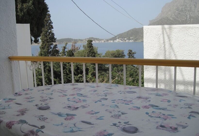 带1间卧室的公寓侧面带海景, Tatsis Apartments