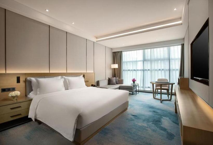 스탠다드 룸 킹사이즈 침대, Wyndham Changsha South