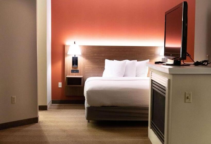 חדר דלוקס עם מיטת קינג, Hawthorn Suites By Wyndham Erie