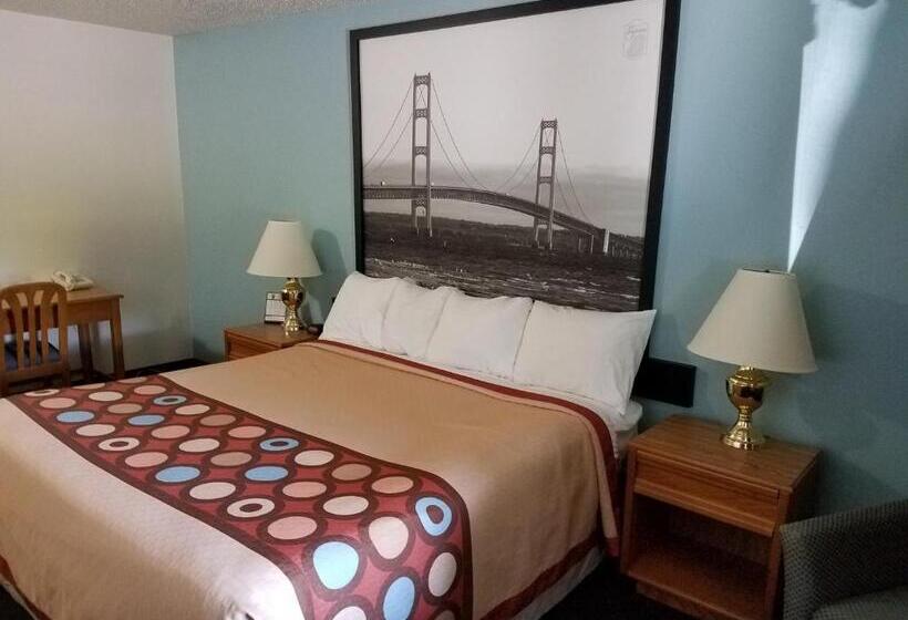 스탠다드 룸 킹사이즈 침대, Super 8 By Wyndham Houghton Lake