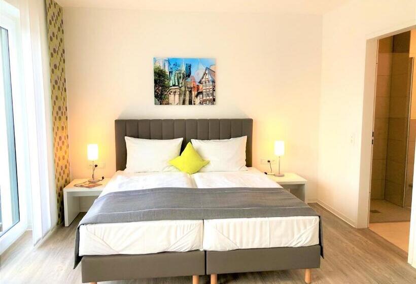 Апартаменты Superior 1 Спальня, Adapt Apartments Braunschweig