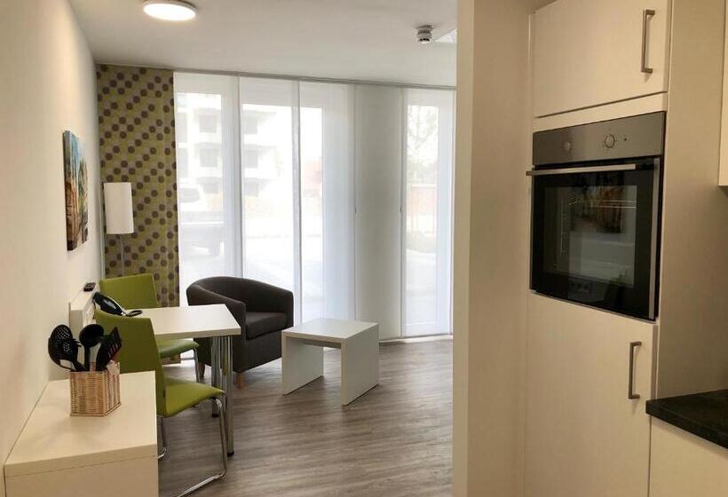 침실 1개 테라스 아파트, Adapt Apartments Braunschweig