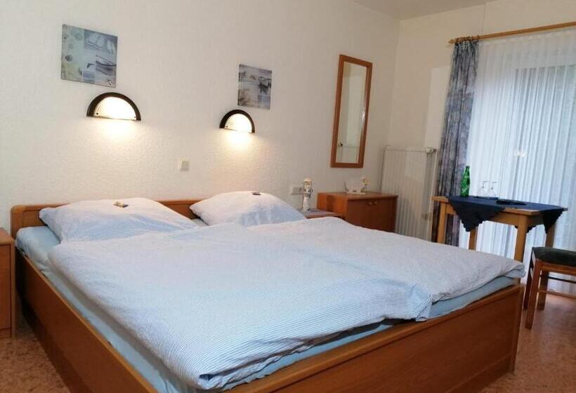 غرفة قياسية مزوَّدة بتراس, Pension Garni Haus Am Strand