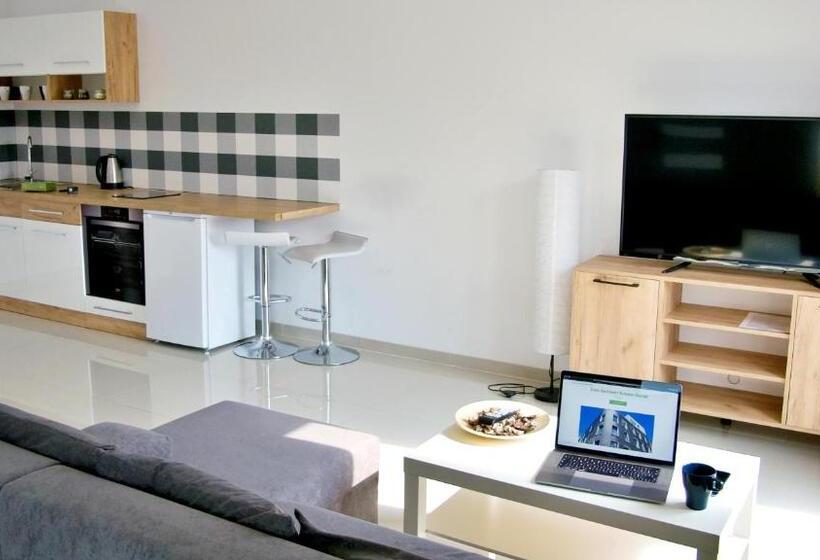 １ベッドルームアパートメント, Zielone Apartamenty Katowice Chorzów