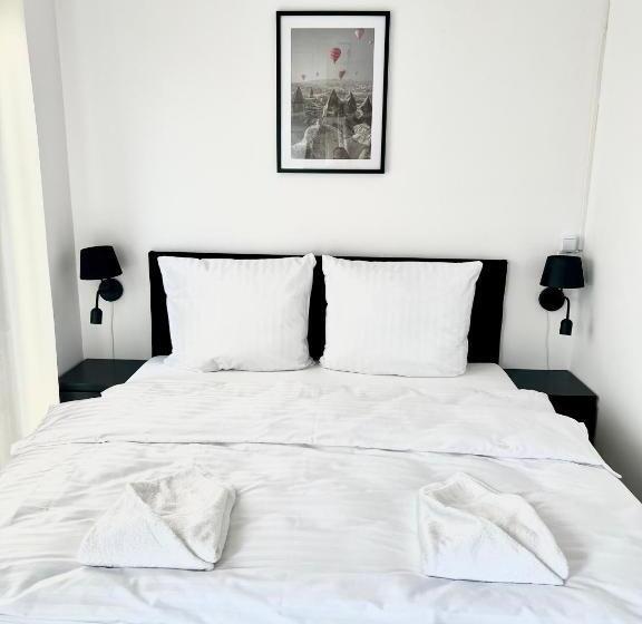 バルコニー付きデラックスルーム, Zielone Apartamenty Katowice Chorzów