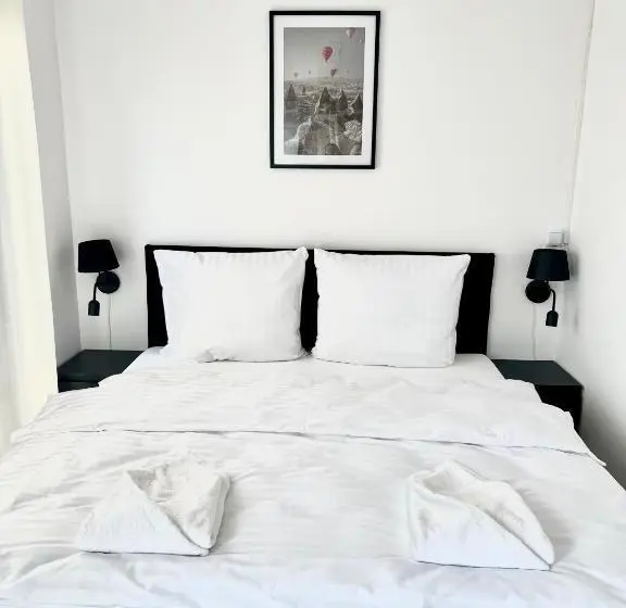 バルコニー付きデラックスルーム, Zielone Apartamenty Katowice Chorzów
