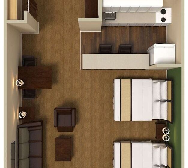 استودیوی لوکس, Extended Stay America Suites  Raleigh  Cary  Harrison Ave