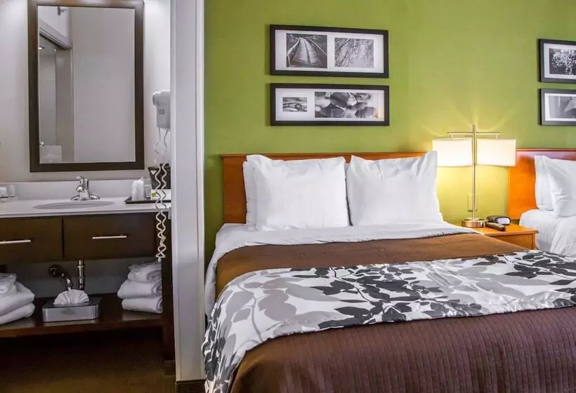 اتاق استاندارد با 2 تخت دوبل, Sleep Inn Midway Airport