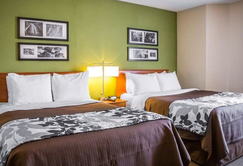 غرفه قياسيه سريرين مزدوجين, Sleep Inn Midway Airport