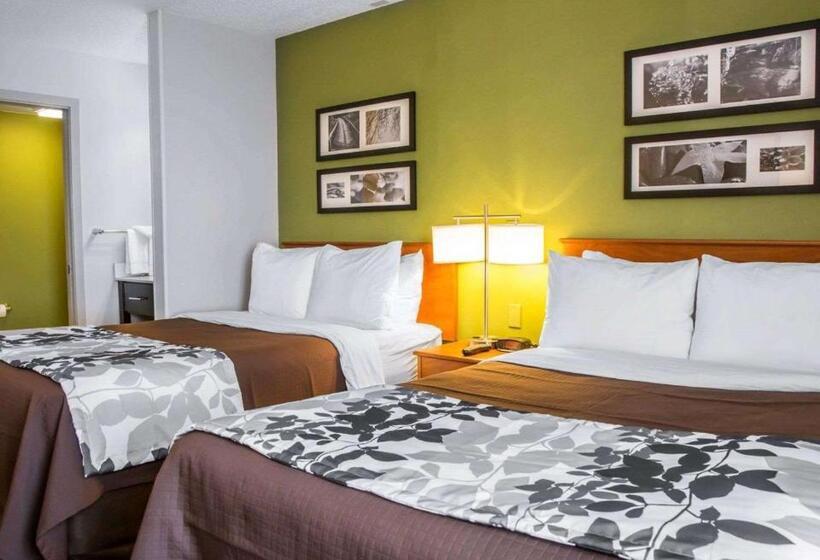 غرفه قياسيه سريرين مزدوجين, Sleep Inn Midway Airport
