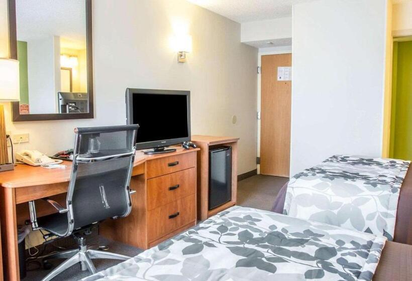 غرفه قياسيه سريرين مزدوجين, Sleep Inn Midway Airport