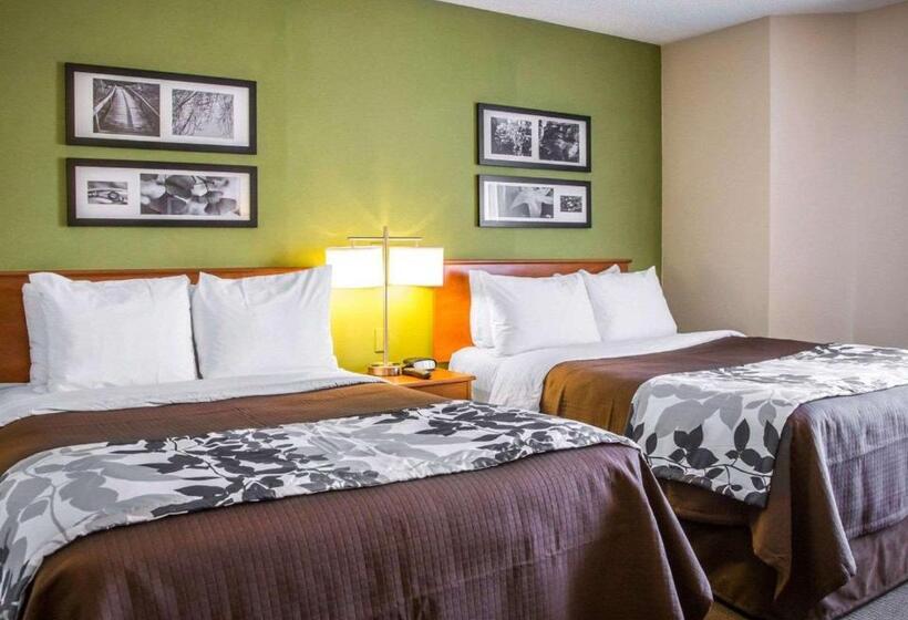 غرفه قياسيه سريرين مزدوجين, Sleep Inn Midway Airport