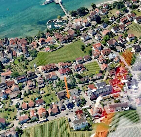 חדר סטנדרט נוף לאגם, Bnb Fliegerhaeusle Hagnau 24h Self Check In