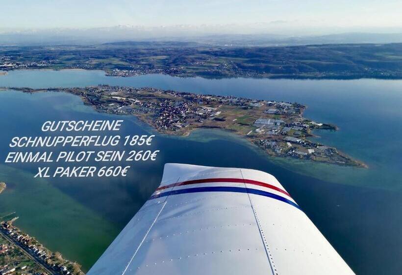 חדר סטנדרט עם טרסה, Bnb Fliegerhaeusle Hagnau 24h Self Check In