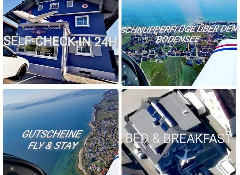 חדר משפחתי, Bnb Fliegerhaeusle Hagnau 24h Self Check In