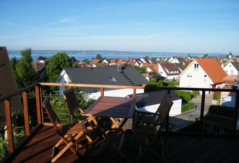 חדר סטנדרט נוף לאגם, Bnb Fliegerhaeusle Hagnau 24h Self Check In