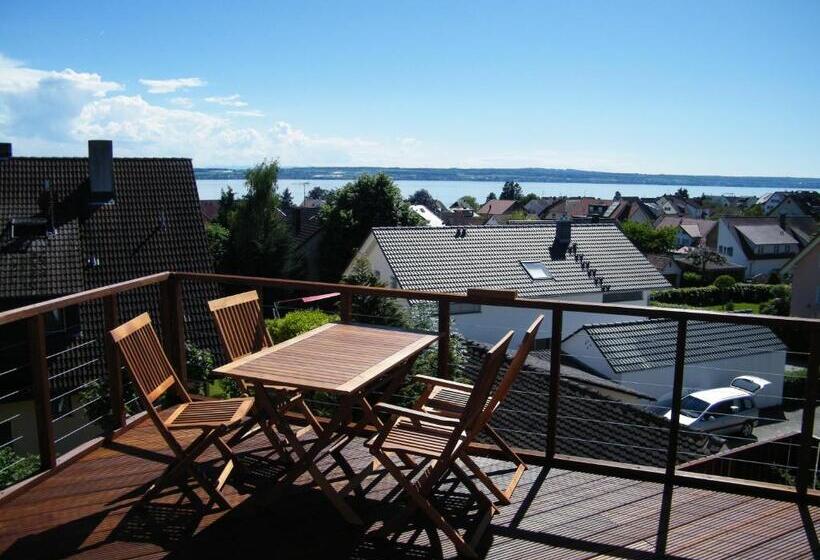 חדר סטנדרט נוף לאגם, Bnb Fliegerhaeusle Hagnau 24h Self Check In