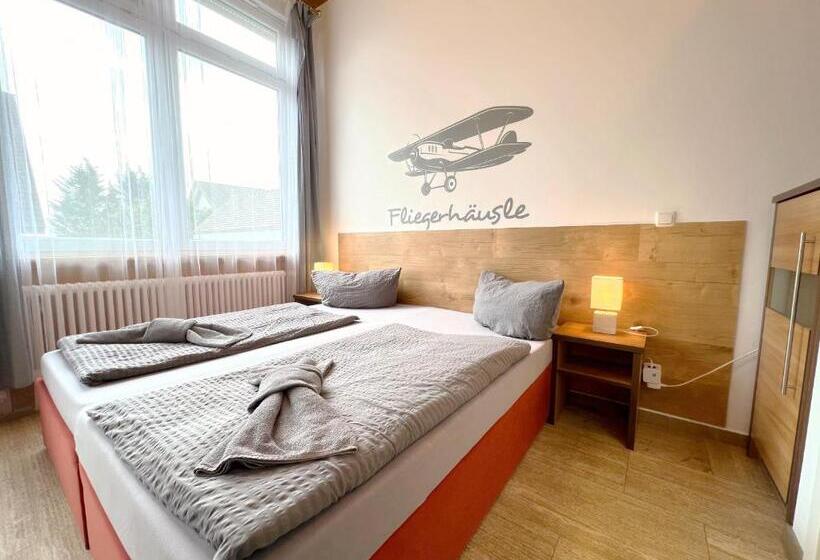 חדר סטנדרט עם טרסה, Bnb Fliegerhaeusle Hagnau 24h Self Check In