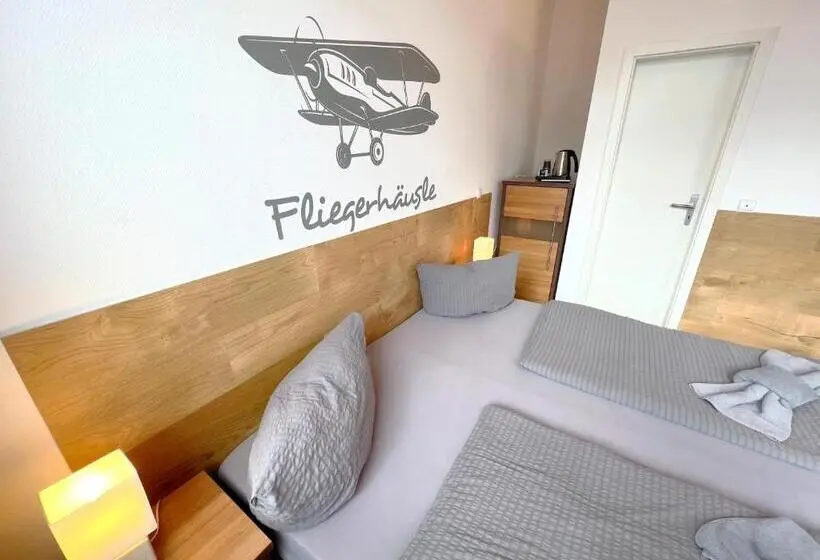 Standard-huone Terassi, Bnb Fliegerhaeusle Hagnau 24h Self Check In