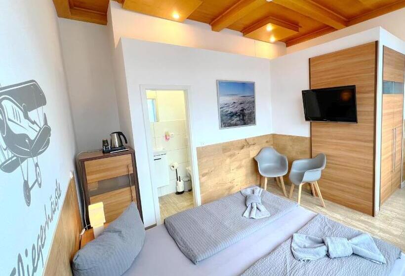 חדר סטנדרט עם טרסה, Bnb Fliegerhaeusle Hagnau 24h Self Check In