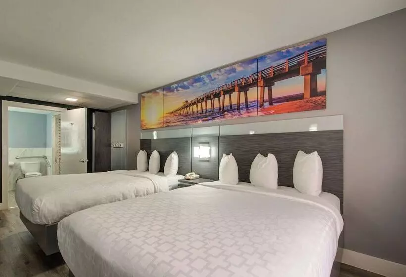 2ダブルベッドのスタンダードルーム, Clarion Pointe Tampa Brandon Near Fairgrounds And Casino