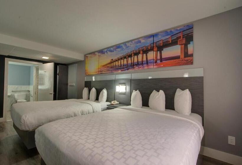 חדר סטנדרט שתי מיטות זוגיות, Clarion Pointe Tampa Brandon Near Fairgrounds And Casino