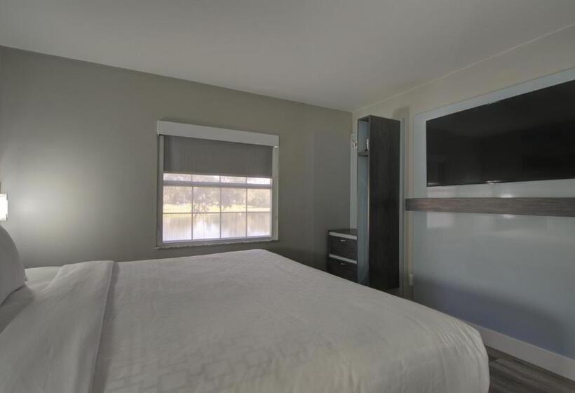 חדר סטנדרט עם מיטת קינג, Clarion Pointe Tampa Brandon Near Fairgrounds And Casino