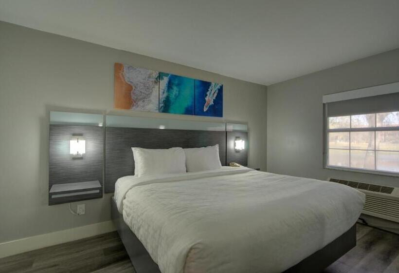 חדר סטנדרט עם מיטת קינג, Clarion Pointe Tampa Brandon Near Fairgrounds And Casino