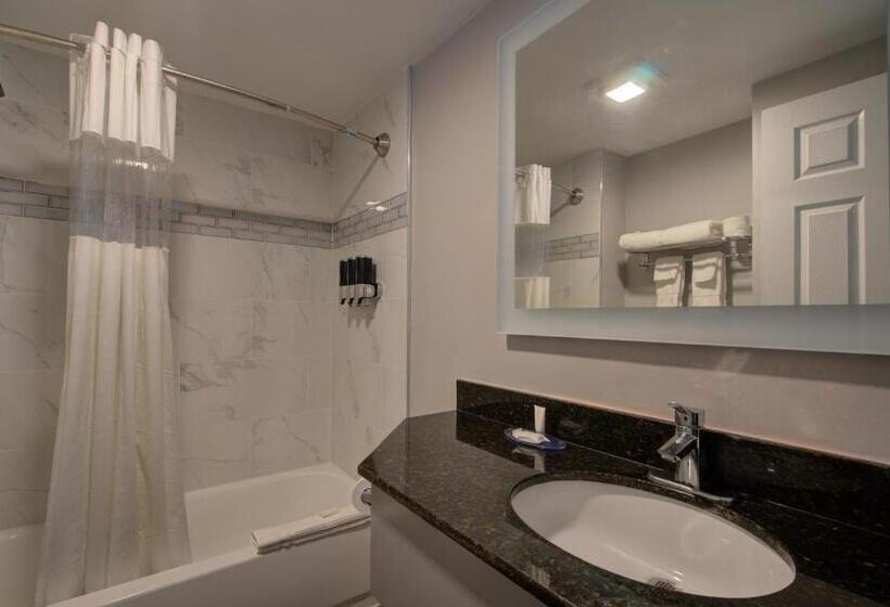 מיטת קינג בסוויטה, Clarion Pointe Tampa Brandon Near Fairgrounds And Casino