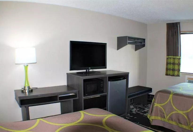 2ダブルベッドのスタンダードルーム, Super 8 By Wyndham Greensboro/coliseum/conv