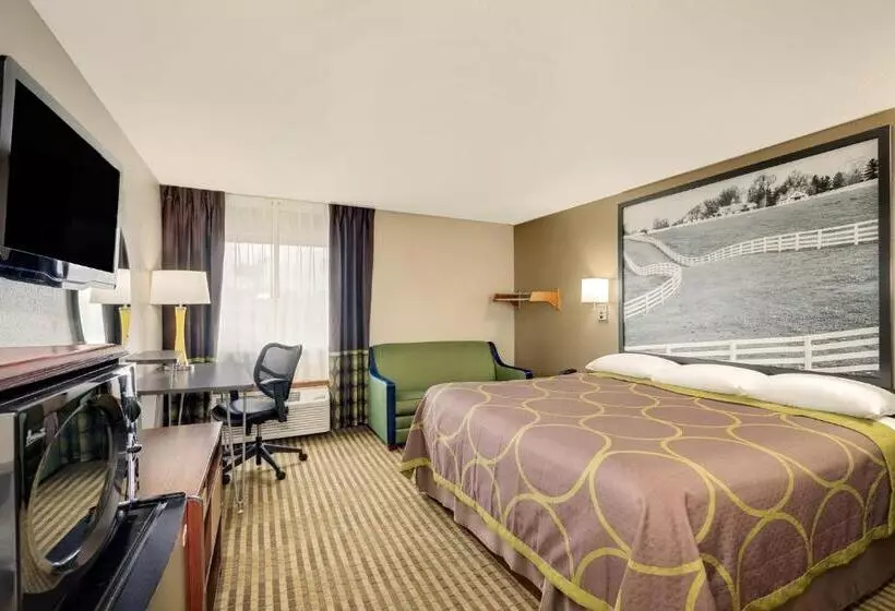 اتاق استاندارد با تخت بزرگ, Super 8 By Wyndham Lexington Hamburg Area