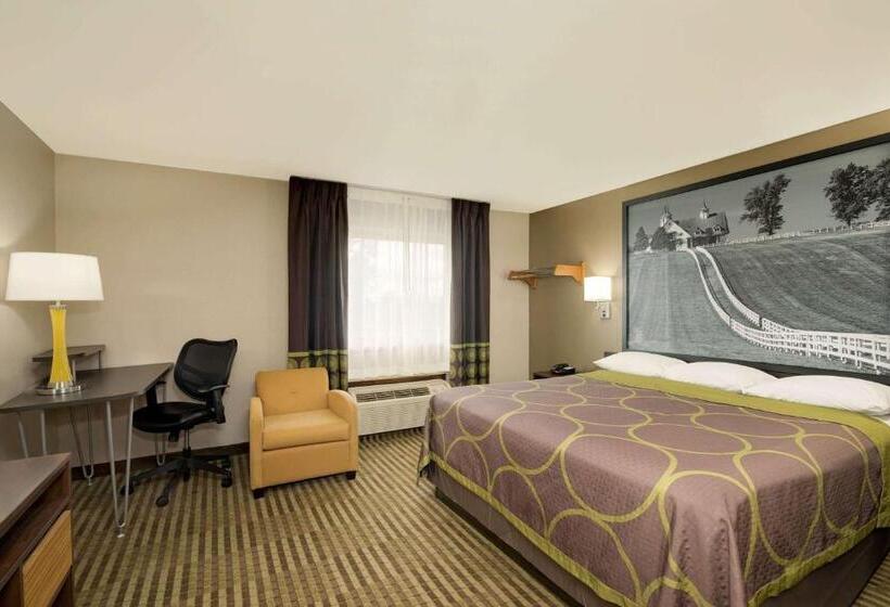חדר סטנדרט עם מיטת קינג, Super 8 By Wyndham Lexington Hamburg Area