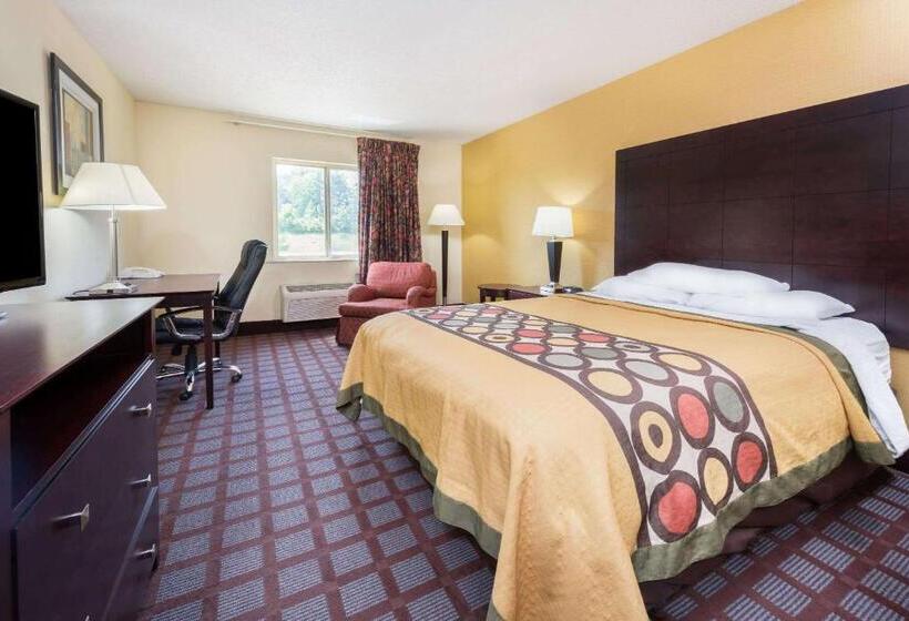 Estúdio standart Cama King, Super 8 By Wyndham Bloomington University Area