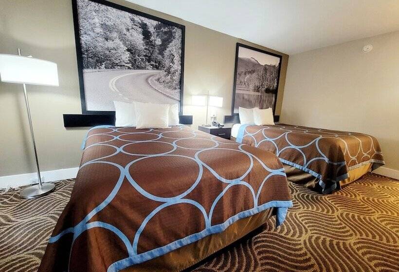 غرفه قياسيه سريرين مزدوجين, Super 8 By Wyndham Marion Nc