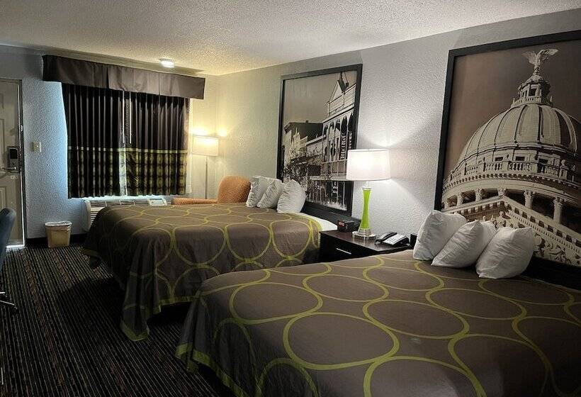 غرفه قياسيه سريرين مزدوجين, Super 8 By Wyndham Meridian