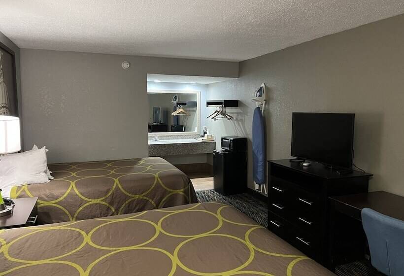 غرفه قياسيه سريرين مزدوجين, Super 8 By Wyndham Meridian