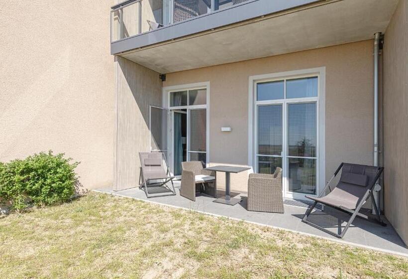 Апартаменты 1 Спальня с Террасой, Apartmentanlage Zwei Wasser  Strandhaus