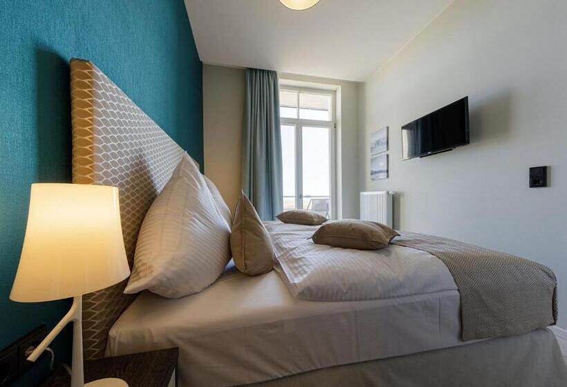 דירת חדר עם טרסה, Apartmentanlage Zwei Wasser Strandhaus