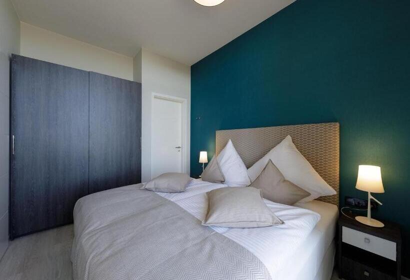 Апартаменты 1 Спальня с Террасой, Apartmentanlage Zwei Wasser  Strandhaus