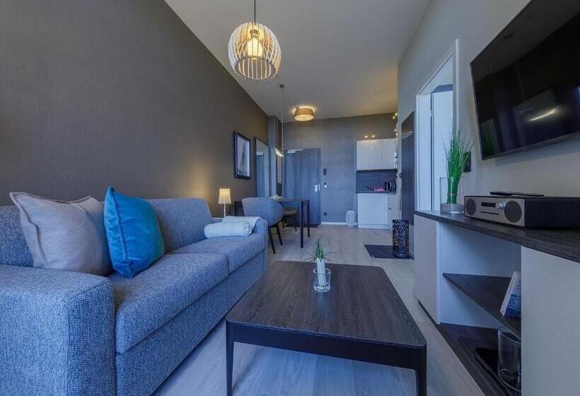 דירת חדר עם טרסה, Apartmentanlage Zwei Wasser Strandhaus