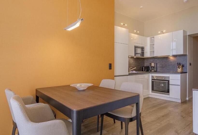 דירת שני חדרים עם מרפת, Apartmentanlage Zwei Wasser Strandhaus