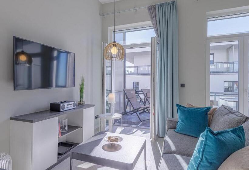 Апартаменты 1 Спальня с Балконом, Apartmentanlage Zwei Wasser  Strandhaus