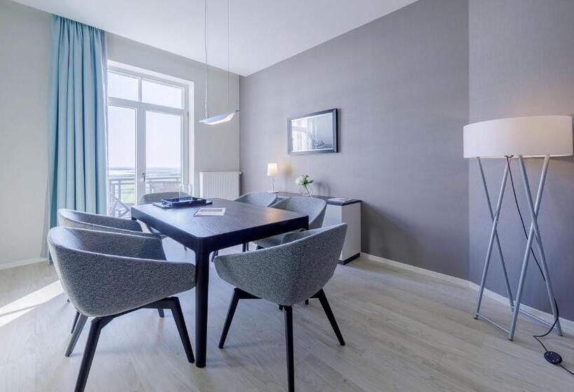 침실 2개 바다 전망 아파트, Apartmentanlage Zwei Wasser  Strandhaus