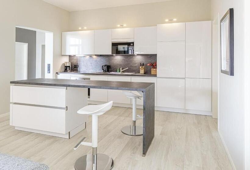 침실 2개 바다 전망 아파트, Apartmentanlage Zwei Wasser  Strandhaus
